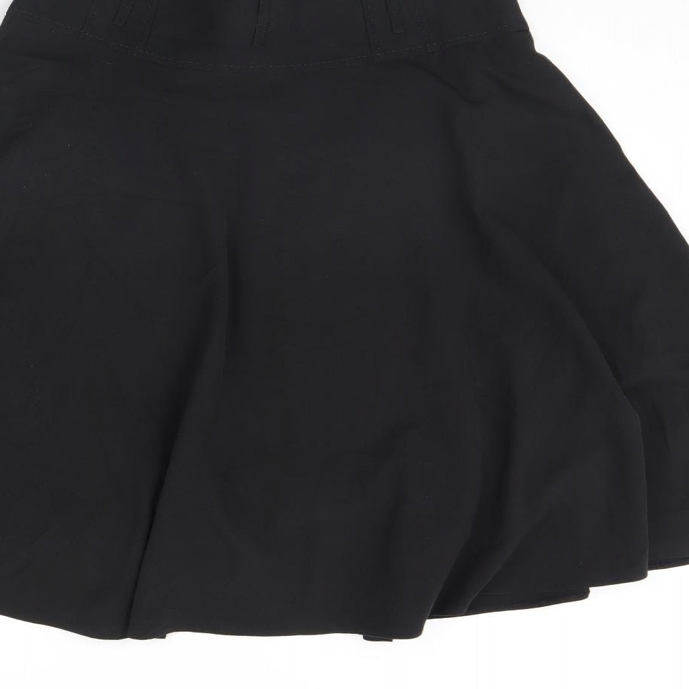 M&Co Womens Black   Flare Skirt Size 12