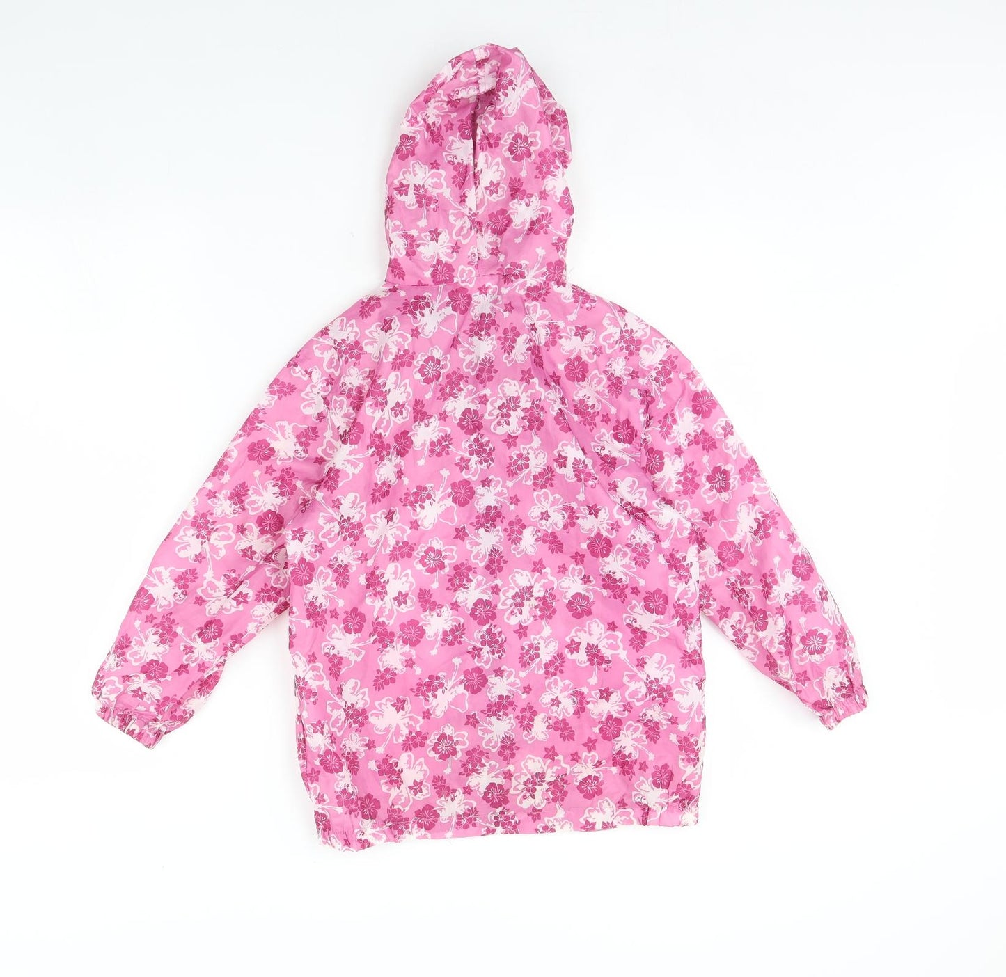 Avenue Girls Pink Floral  Rain Coat Coat Size 7 Years