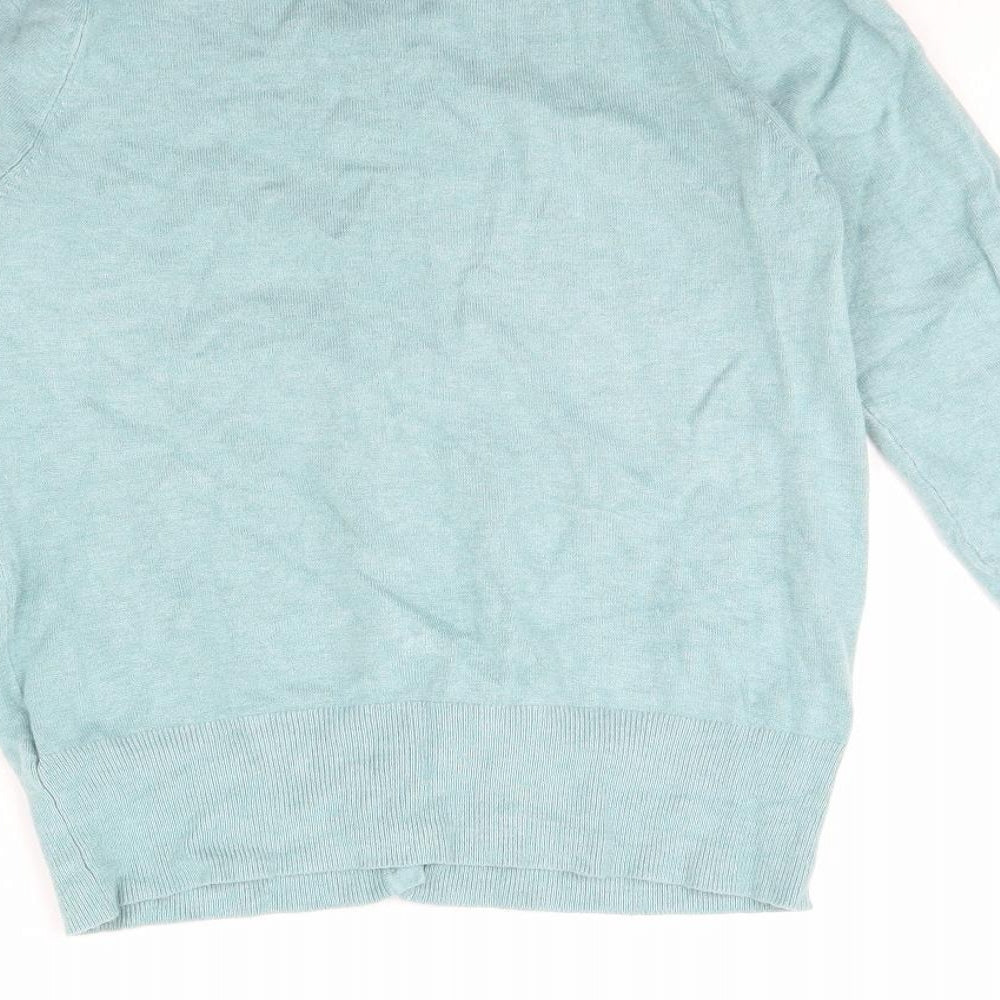 m&s Womens Blue   Cardigan Jumper Size 8
