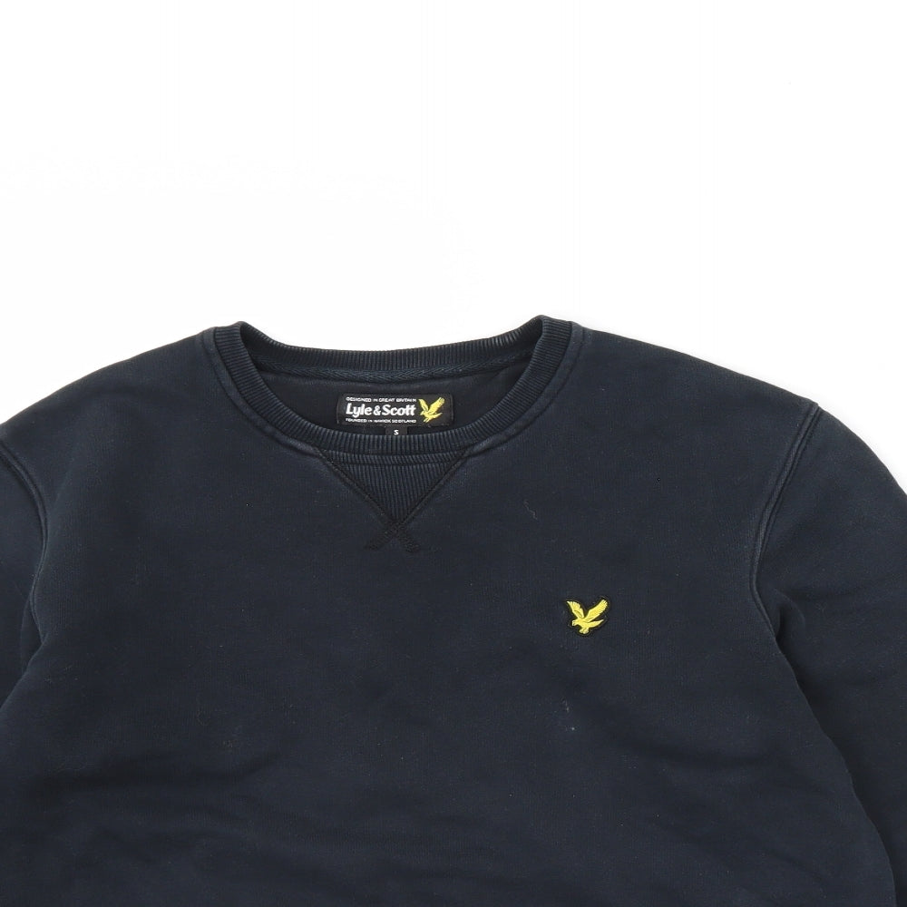Lyle & Scott Mens Blue   Pullover Jumper Size S