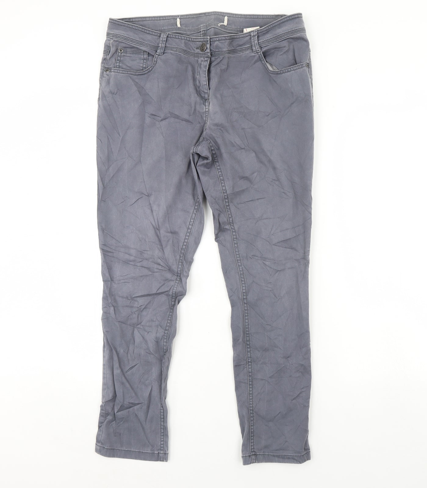 NEXT Womens Blue   Trousers  Size 14 L30 in