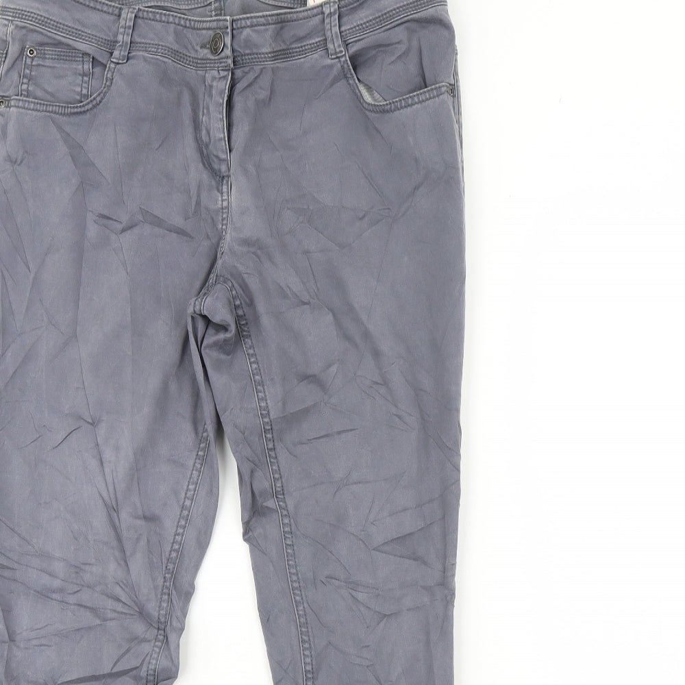 NEXT Womens Blue   Trousers  Size 14 L30 in