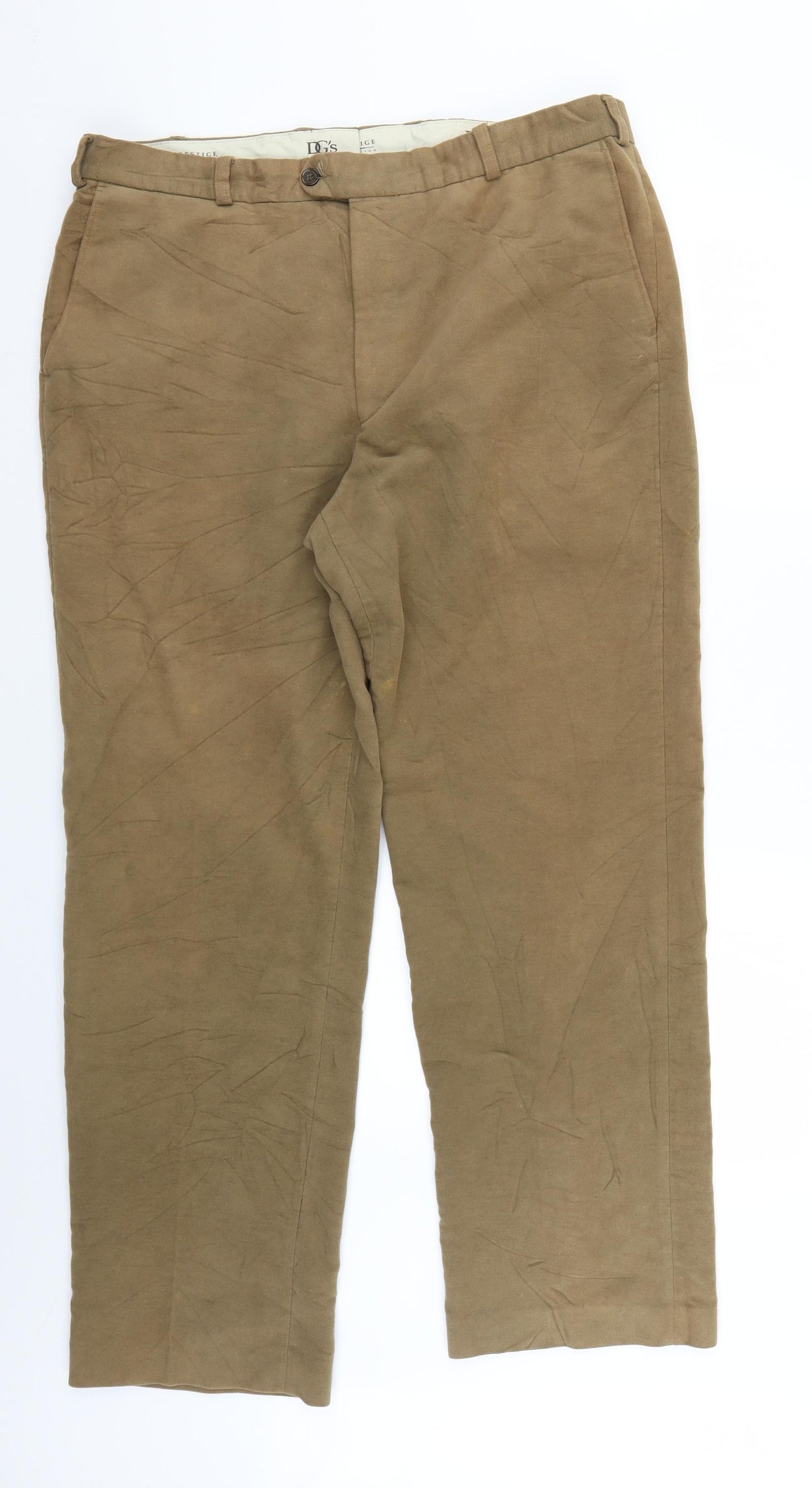 dg's Mens Beige   Trousers  Size 38 L28 in