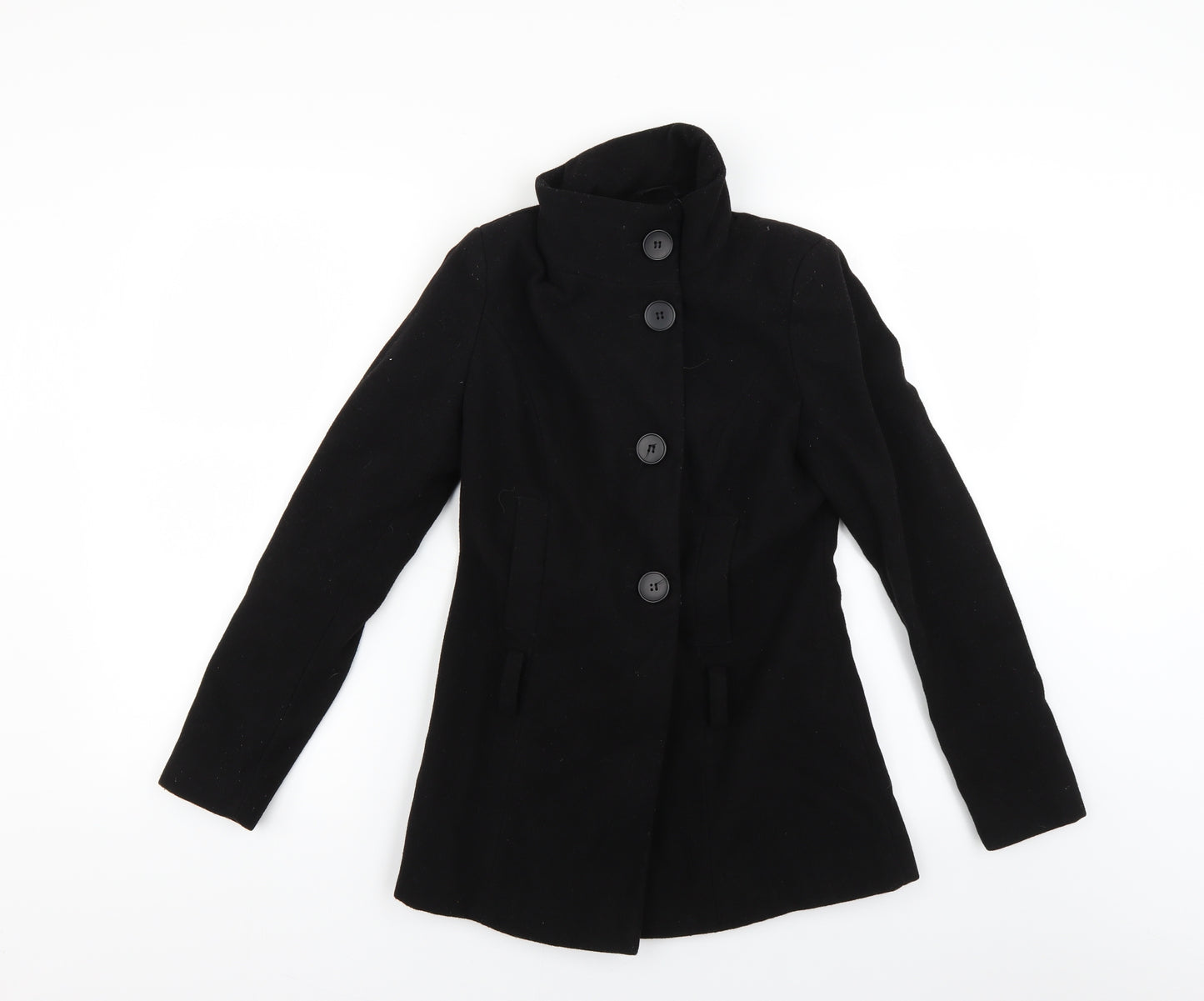 New Look Girls Black   Basic Coat Coat Size 10-11 Years