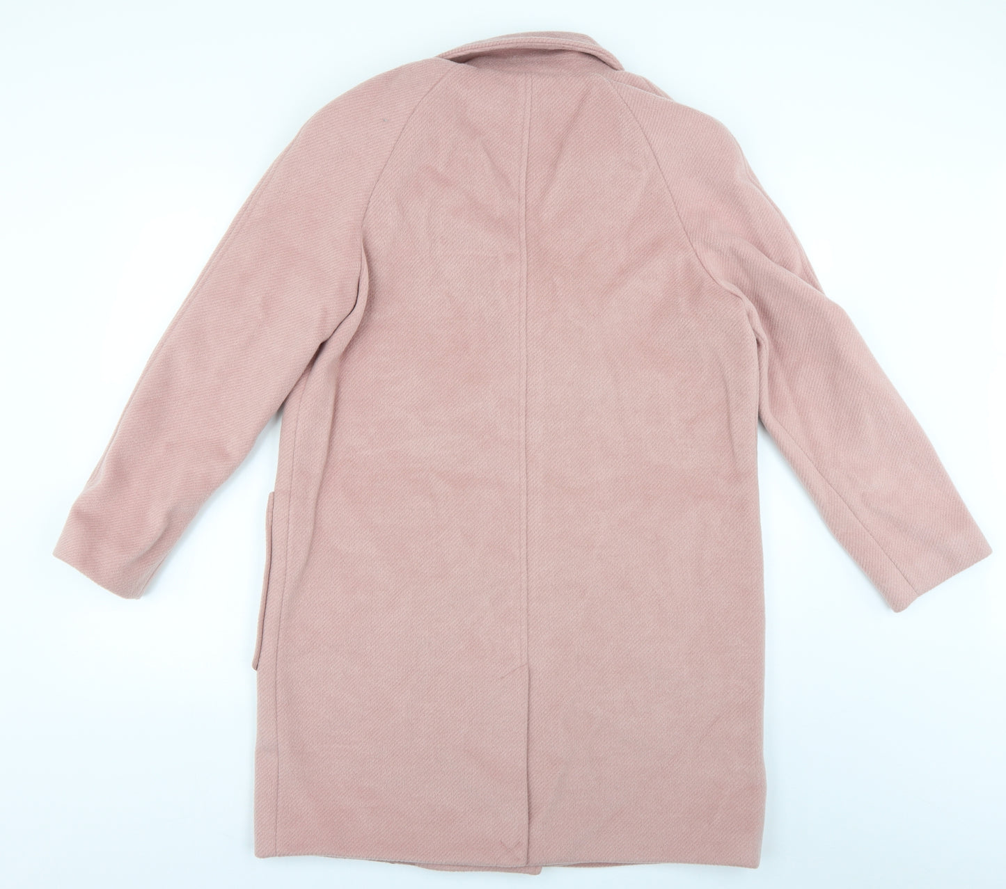 Marks and Spencer Womens Pink   Overcoat Coat Size 12