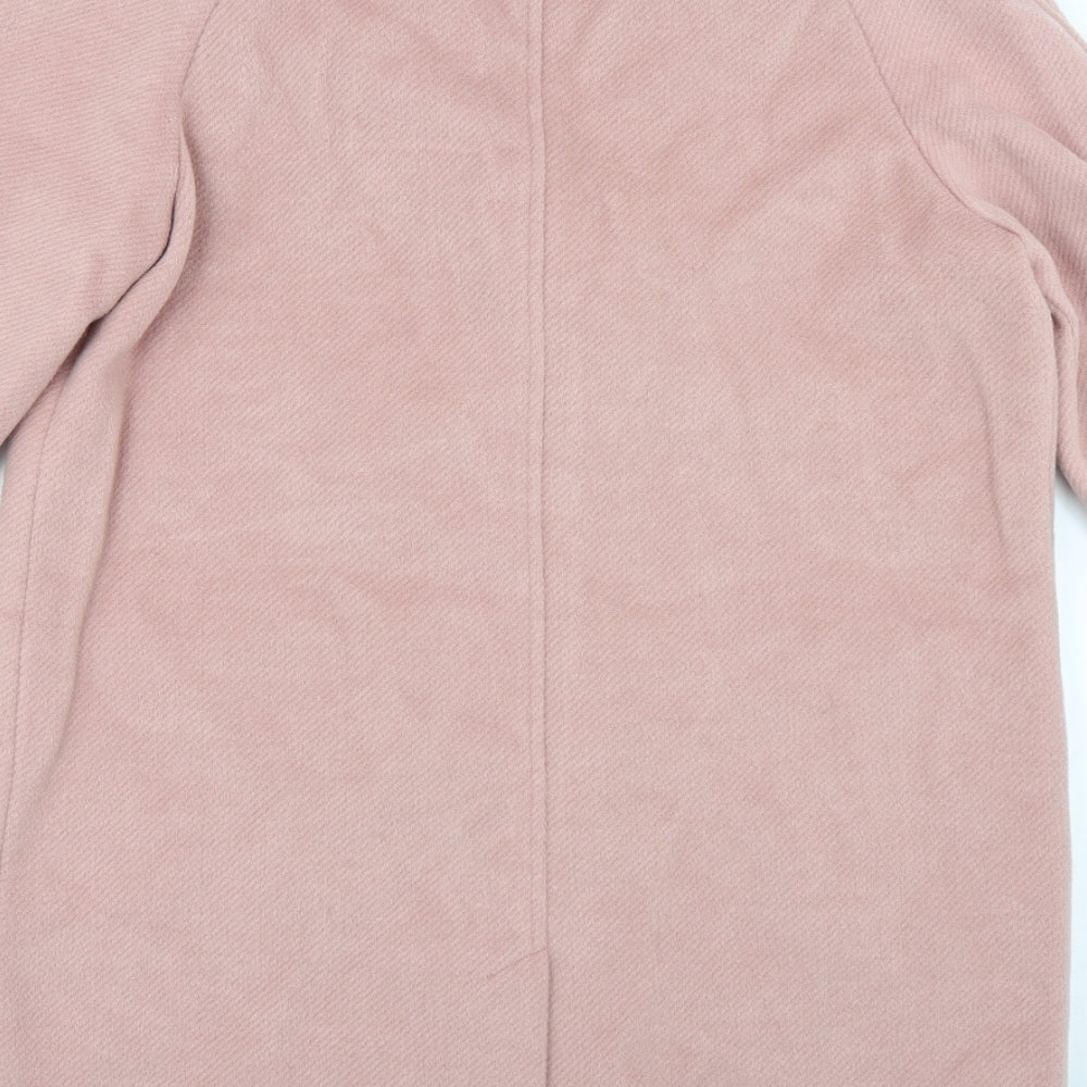 Marks and Spencer Womens Pink   Overcoat Coat Size 12
