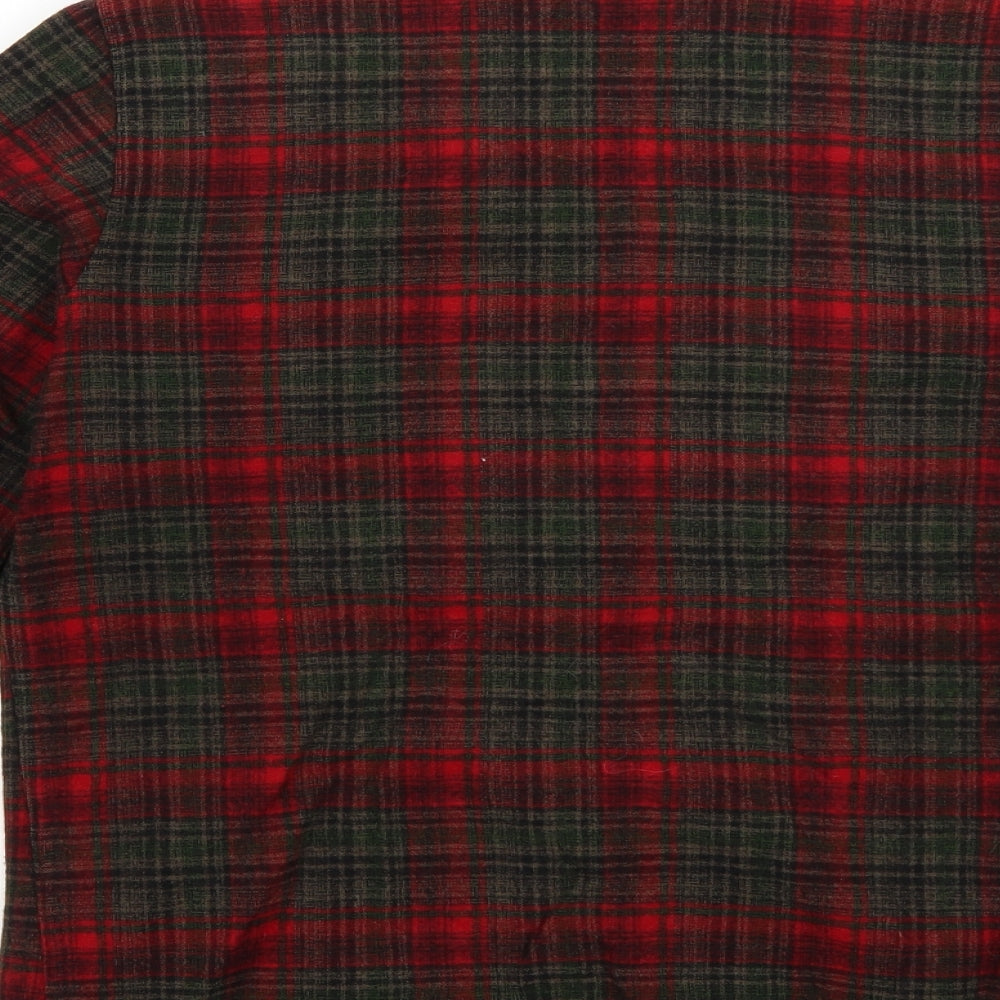 Pendleton Womens Red Check  Jacket Blazer Size L