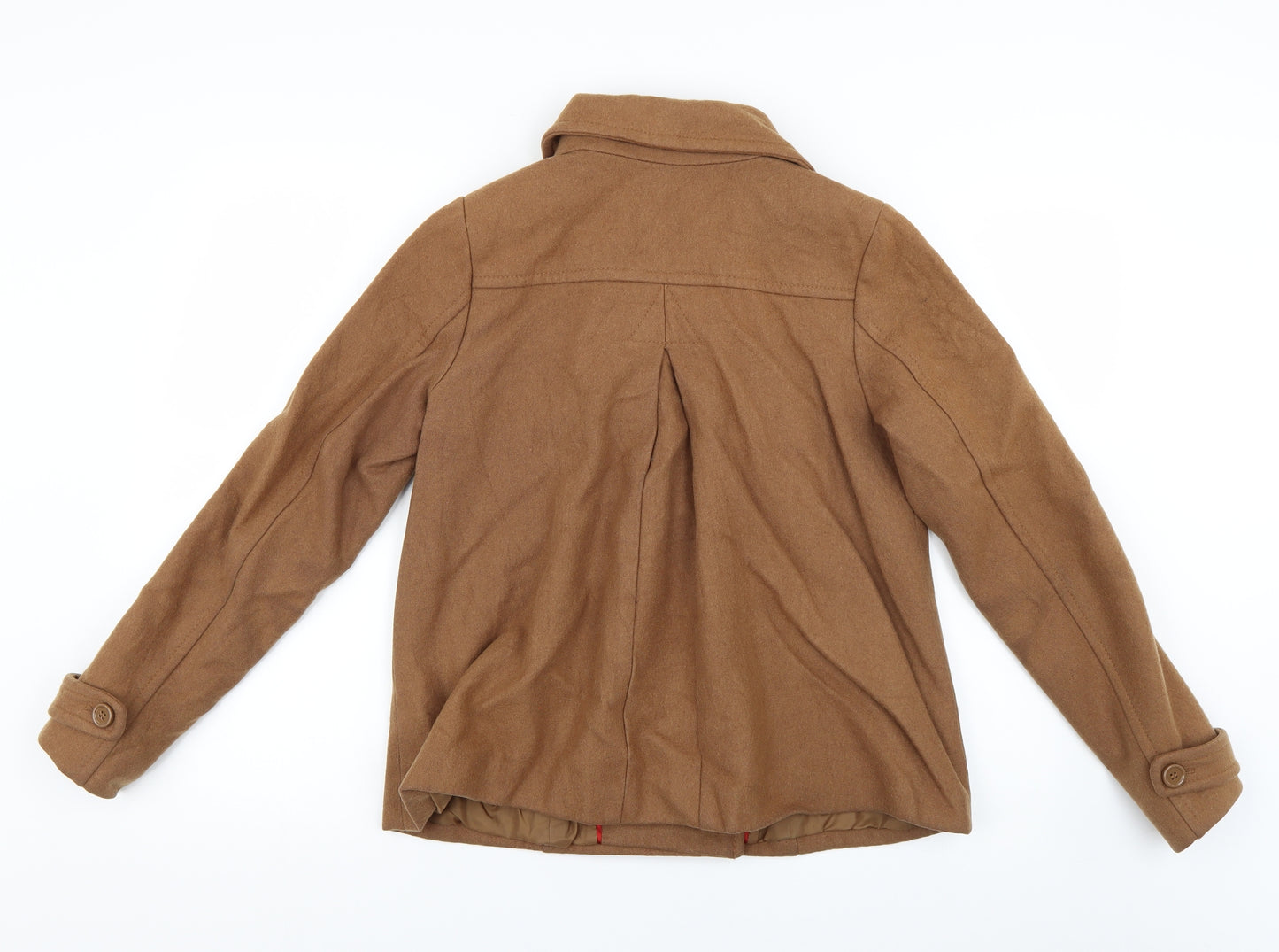 H&M Womens Brown   Jacket Coat Size 8