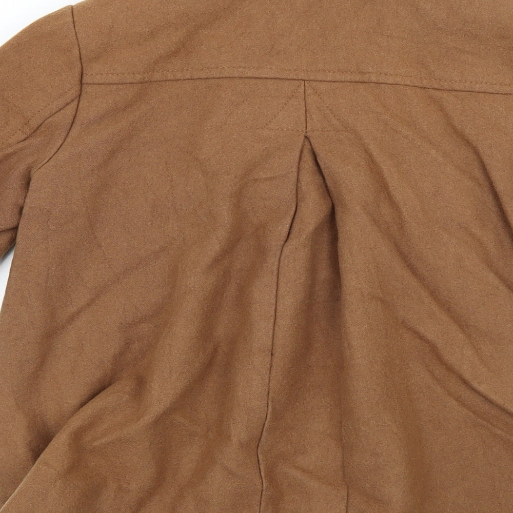 H&M Womens Brown   Jacket Coat Size 8