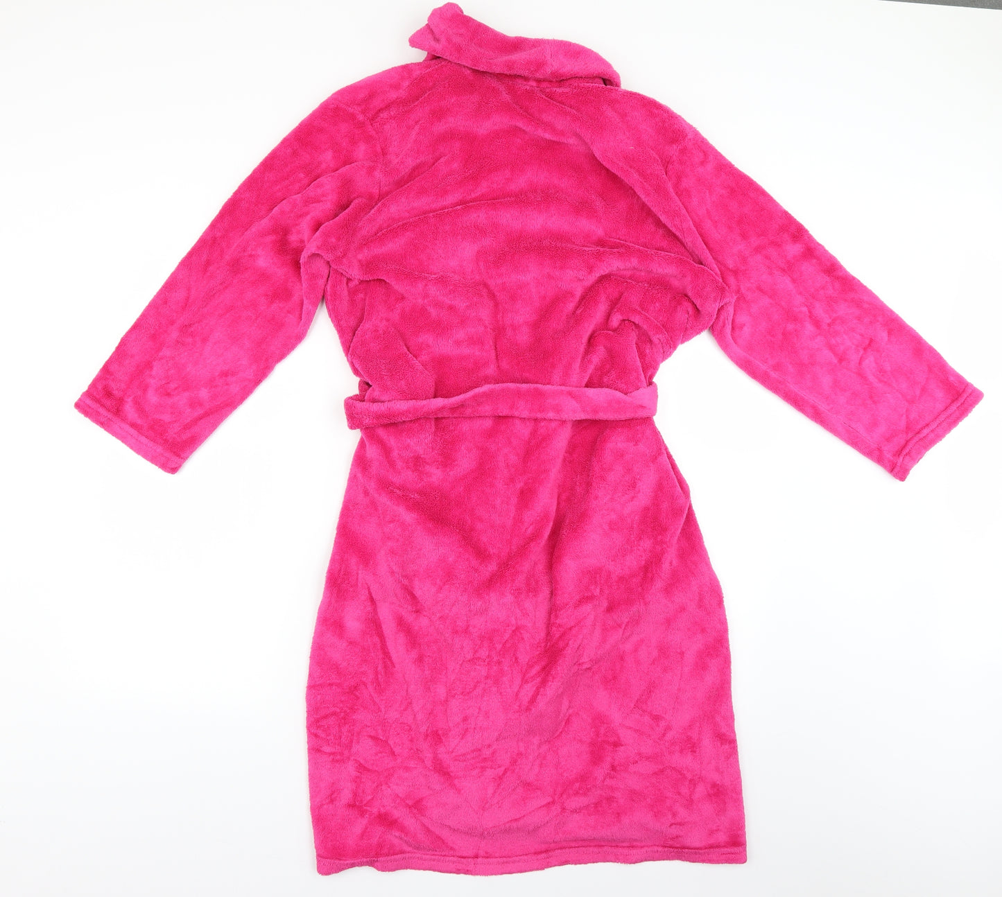 leicester tigers Womens Pink Geometric  Top Robe Size 8