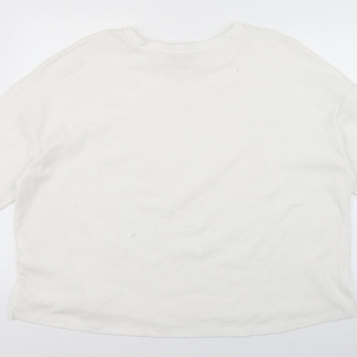 Primark Womens White   Pullover Jumper Size 18