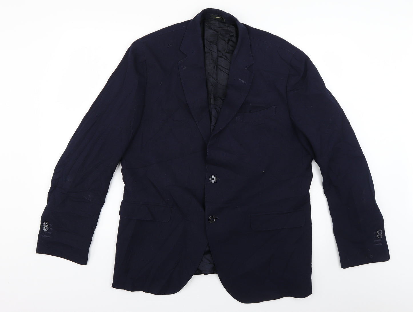 Preworn Mens Blue   Jacket Suit Jacket Size XL