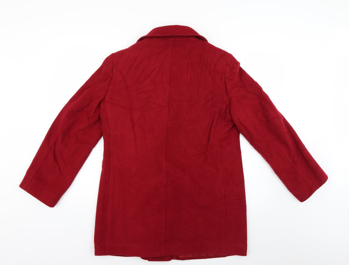 Marks and Spencer Womens Red   Pea Coat Coat Size 12