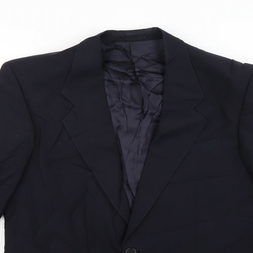 St Michael Mens Blue   Jacket Blazer Size M