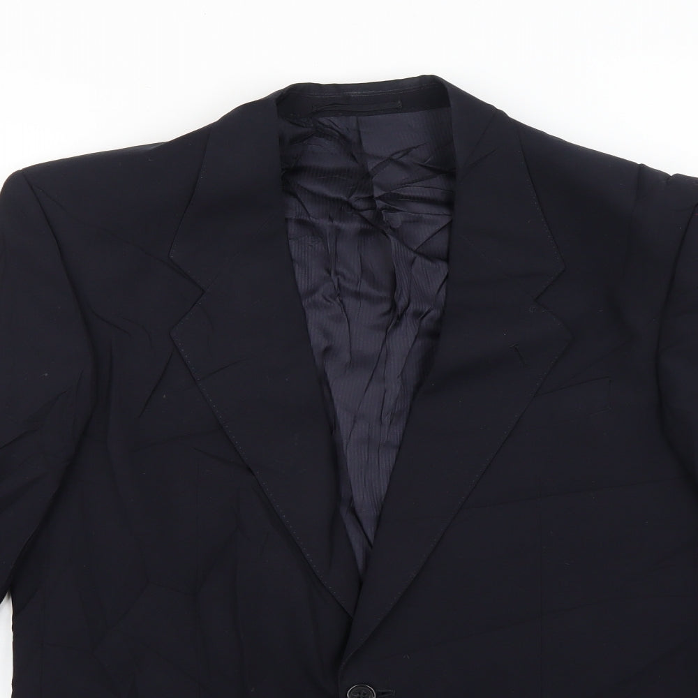 St Michael Mens Blue   Jacket Blazer Size M