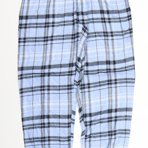 NEXT Womens Blue Check   Pyjama Pants Size M