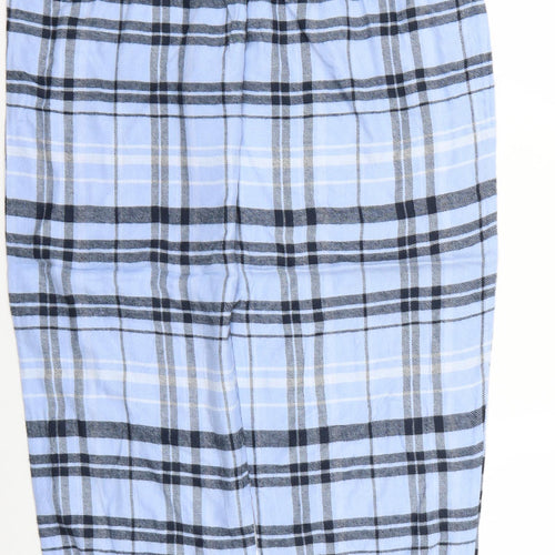 NEXT Womens Blue Check   Pyjama Pants Size M