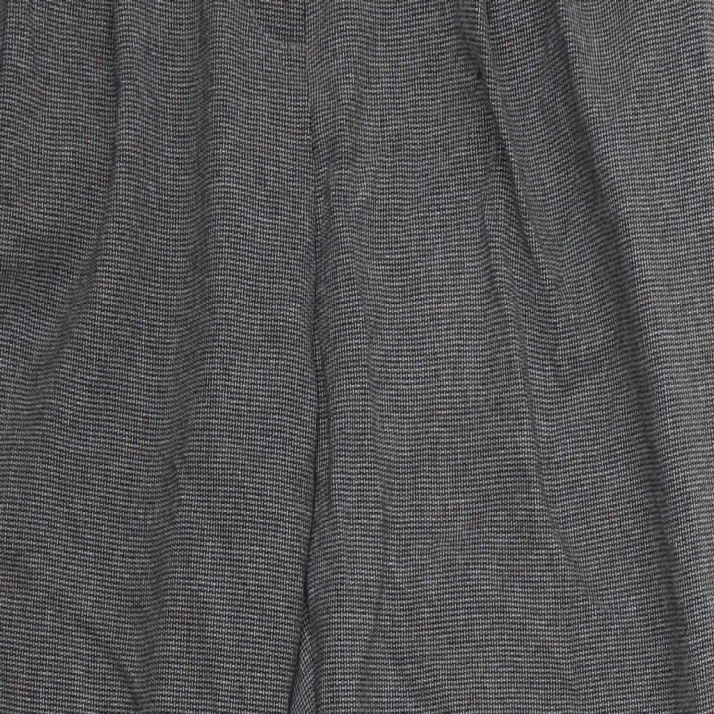 Primark Womens Grey Check  Trousers  Size 10 L24 in