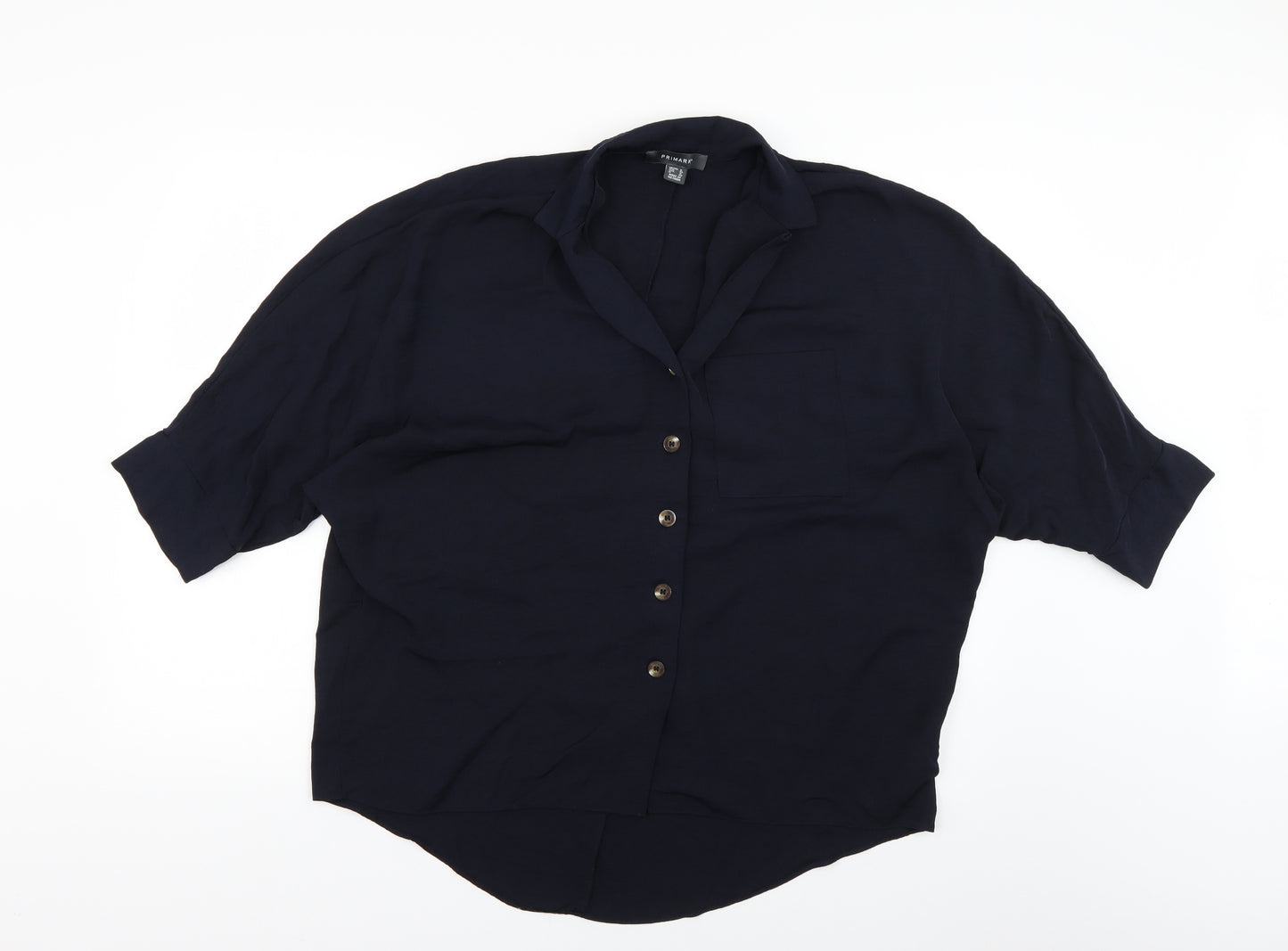 Primark Womens Blue   Basic Blouse Size 8