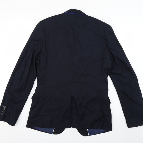 t&w Mens Blue   Jacket Suit Jacket Size L