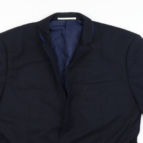 t&w Mens Blue   Jacket Suit Jacket Size L