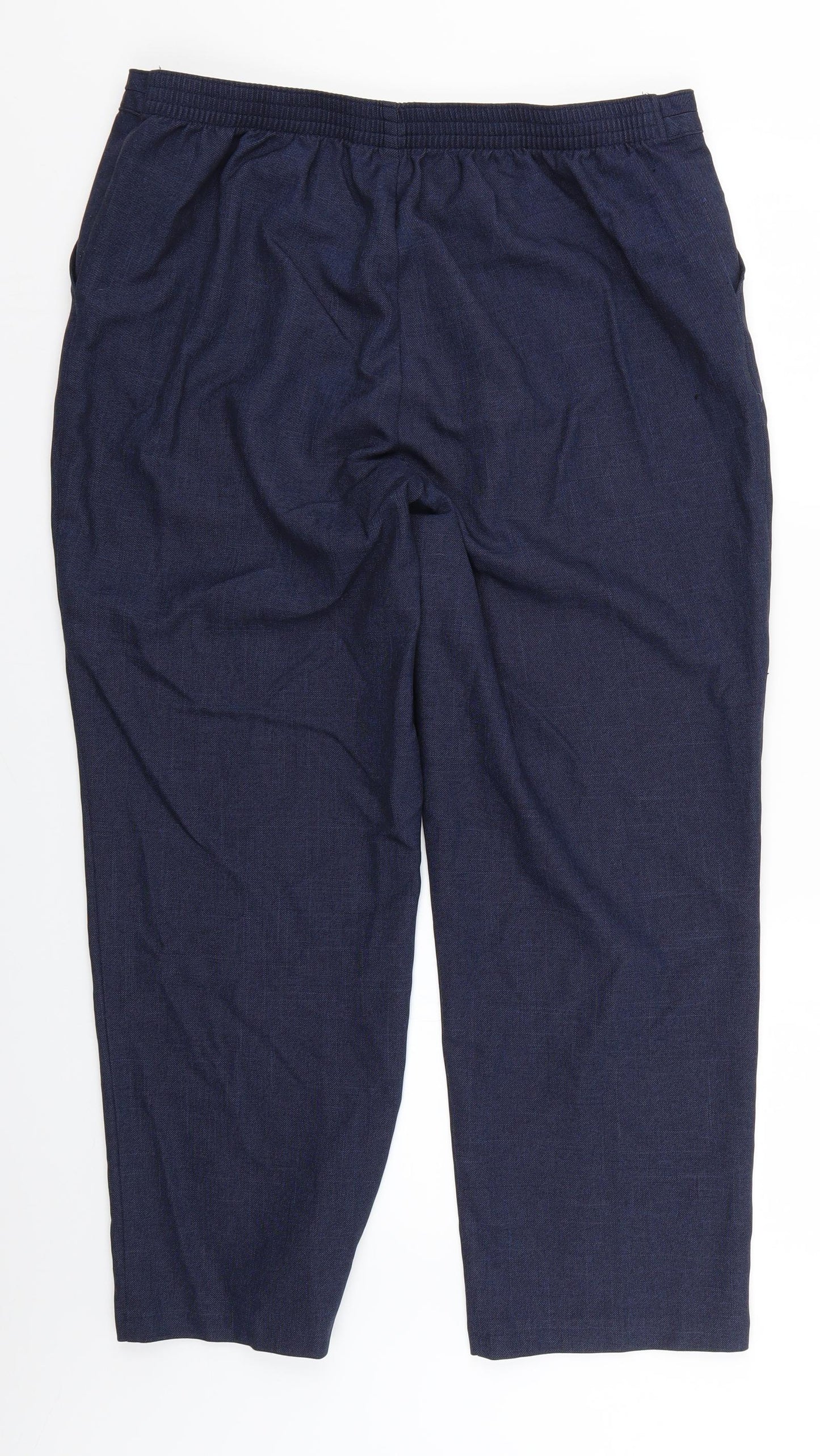 Marks and Spencer Womens Blue   Trousers  Size 16 L24 in