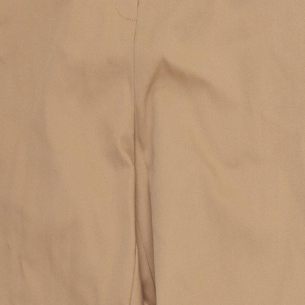 Dorothy Perkins Womens Brown   Cropped Trousers Size 12 L24 in