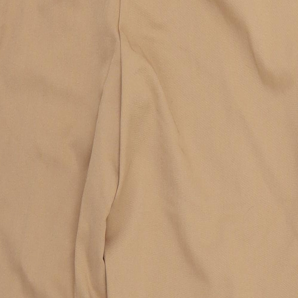 Dorothy Perkins Womens Brown   Cropped Trousers Size 12 L24 in
