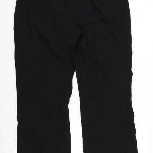 John Lewis Womens Black   Trousers  Size 14 L26 in