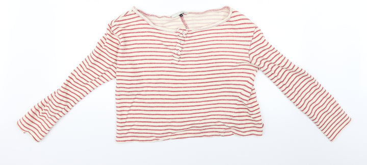 River Island Womens Multicoloured Striped Pullover Jumper Size 14