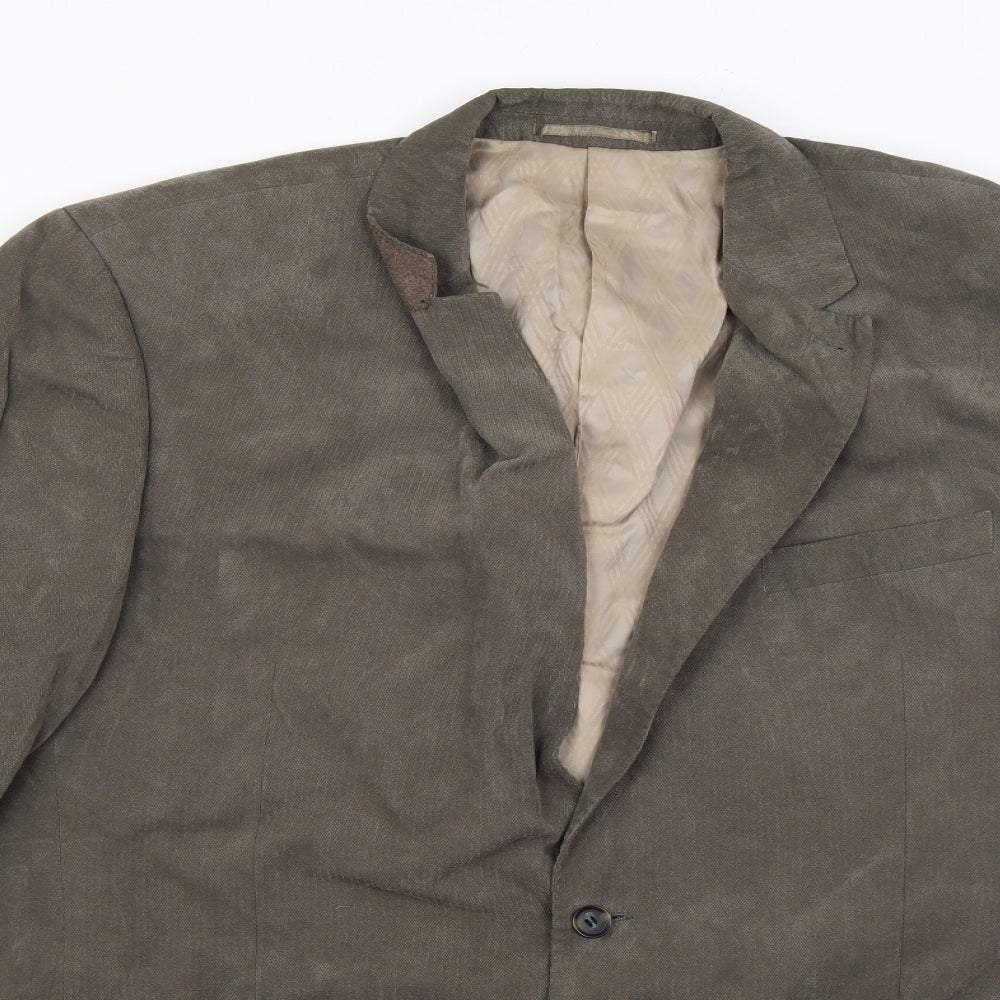 Preworn Mens Brown   Jacket Suit Jacket Size L