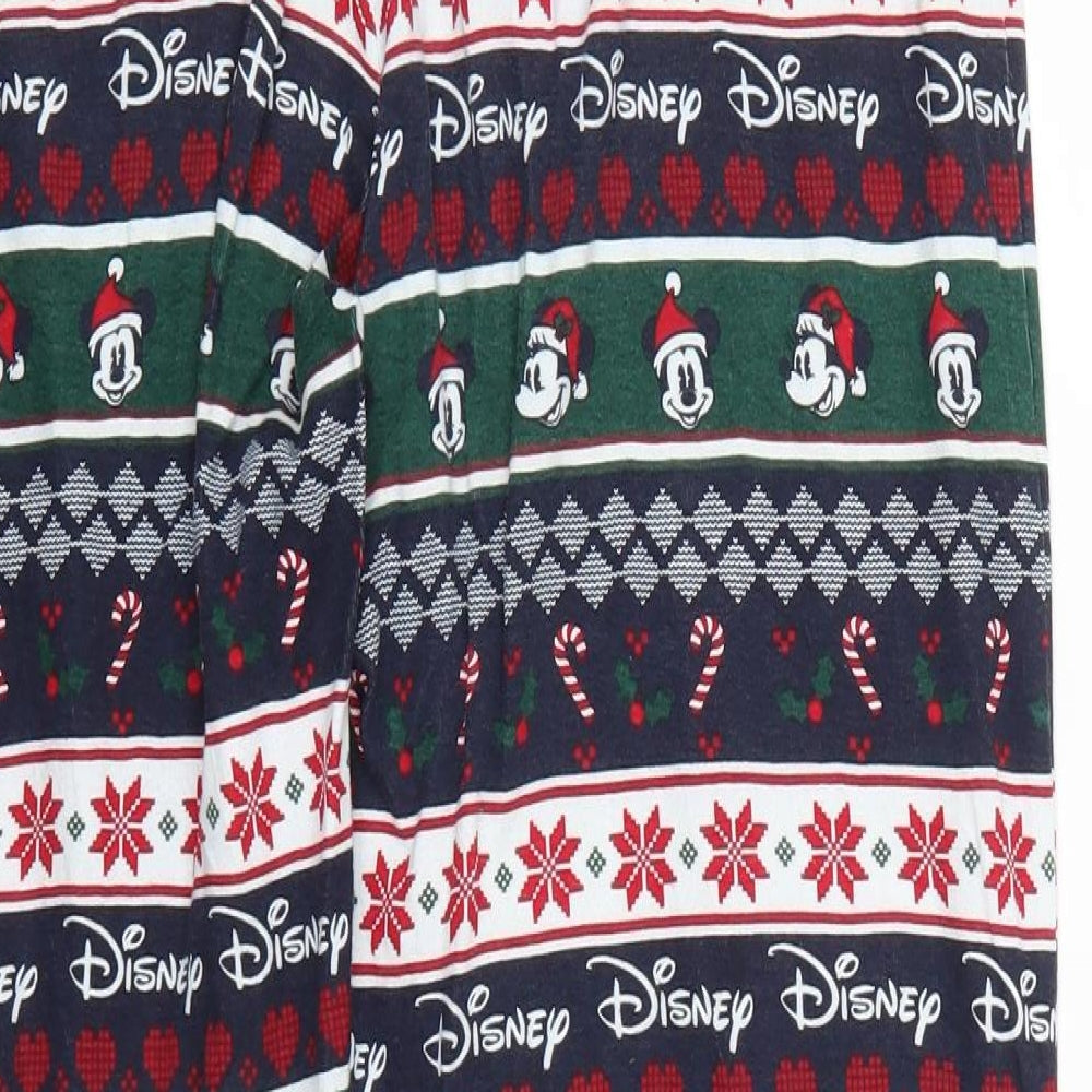 Primark Mens Multicoloured Geometric   Pyjama Pants Size L  - Christmas