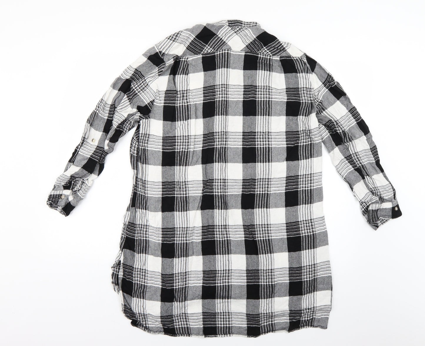NEXT Womens Multicoloured Check  Basic Button-Up Size 20