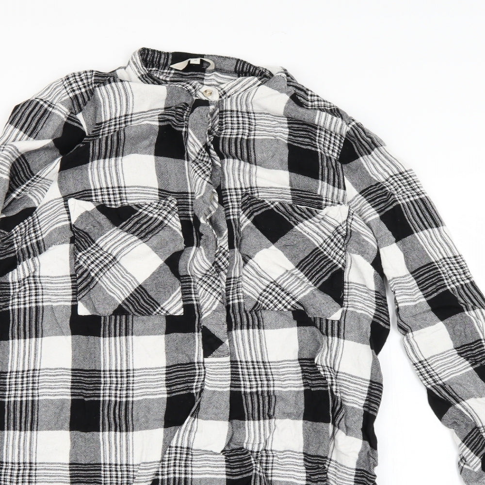 NEXT Womens Multicoloured Check  Basic Button-Up Size 20