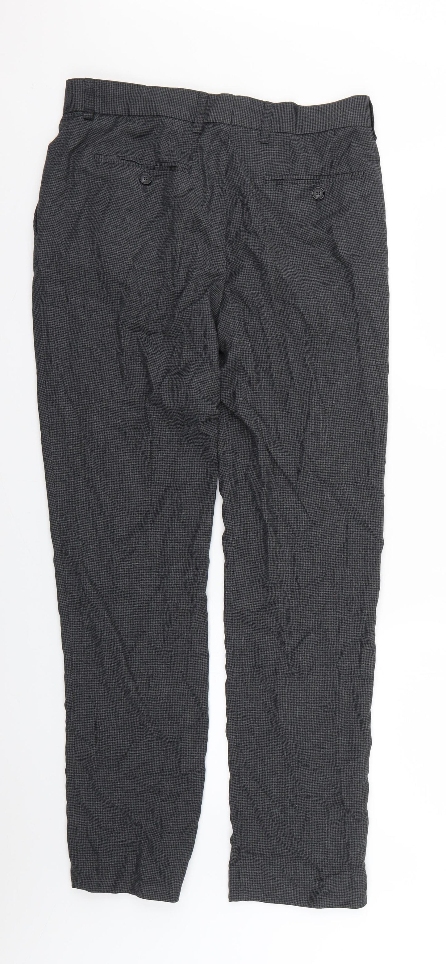 TU Mens Grey   Trousers  Size L L29 in