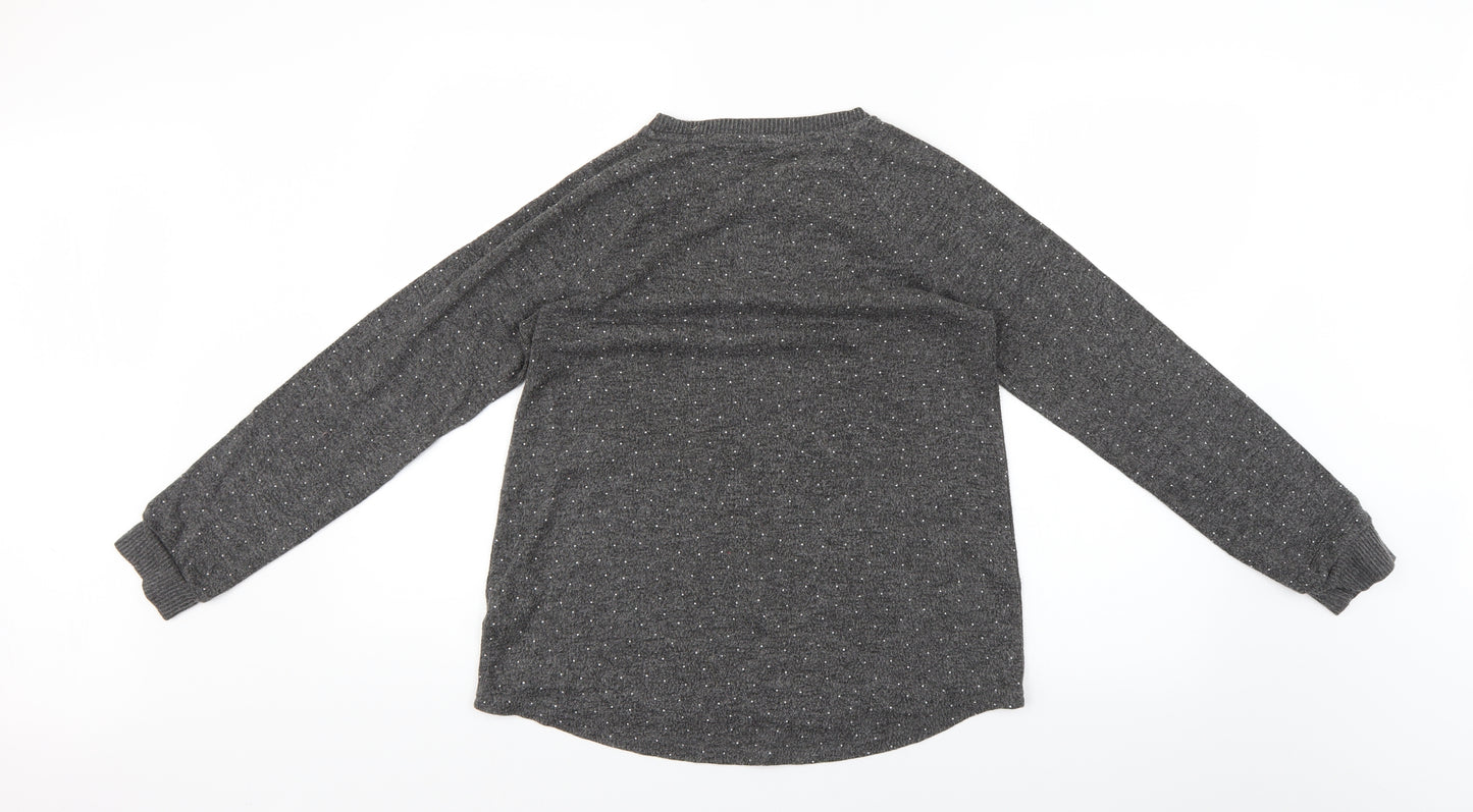 Primark Womens Grey   Pullover Jumper Size 6