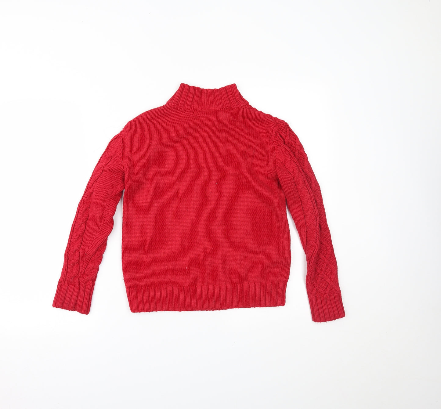 Gap Boys Red   Pullover Jumper Size 8-9 Years