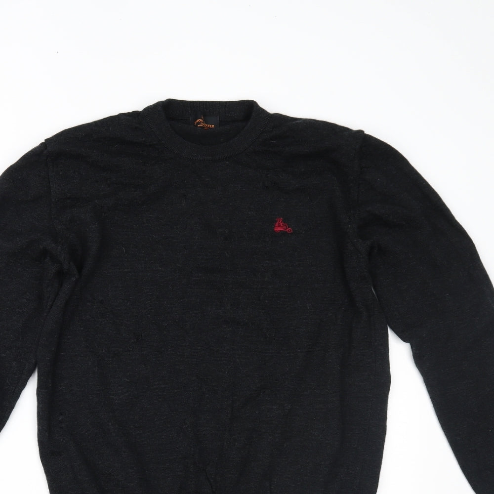 Simon Carter Mens Black   Pullover Jumper Size L