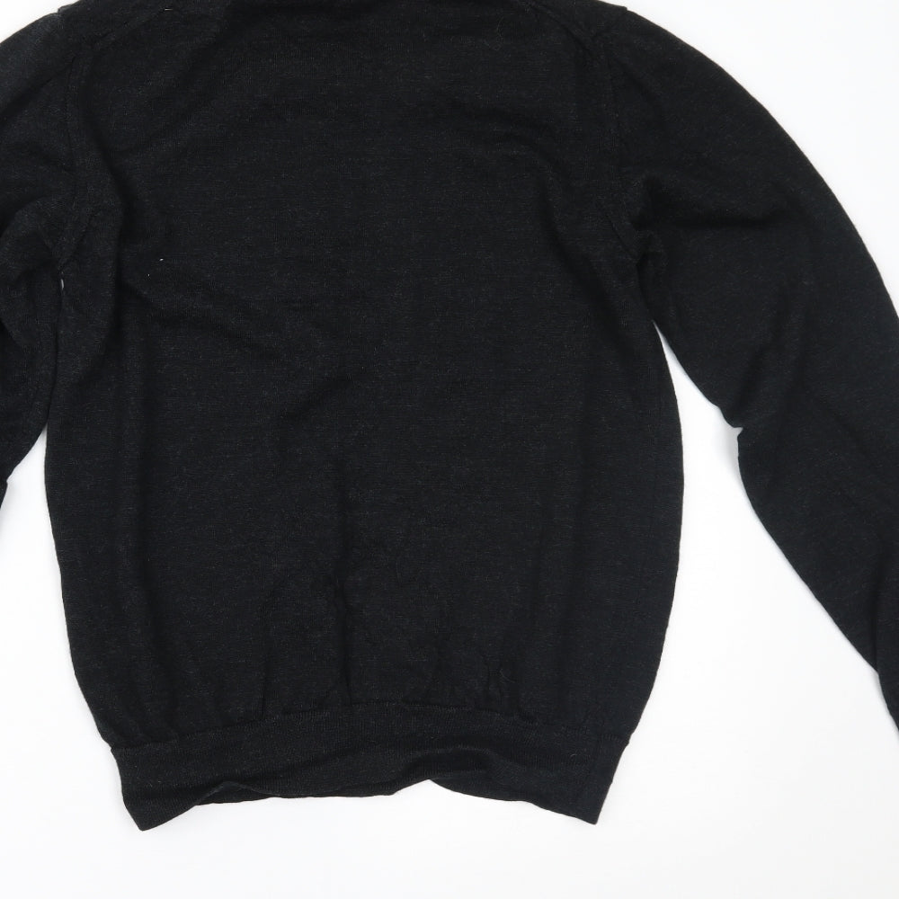 Simon Carter Mens Black   Pullover Jumper Size L