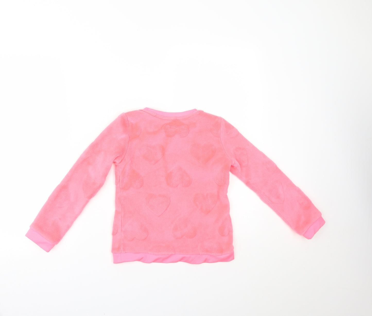 H&M Girls Pink   Pullover Jumper Size 7-8 Years