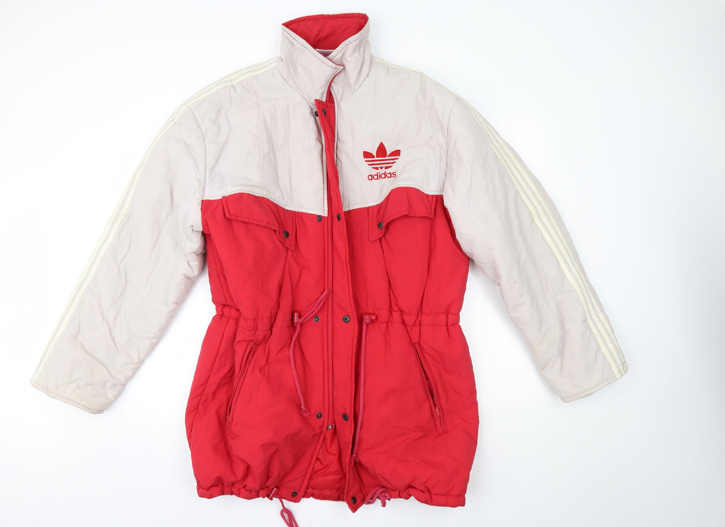 adidas Womens Multicoloured   Puffer Jacket Coat Size 16