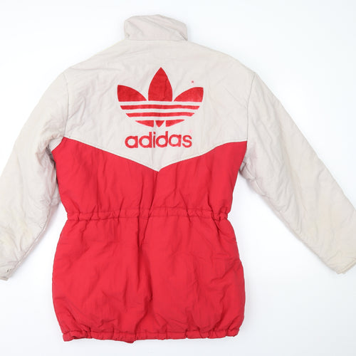 adidas Womens Multicoloured   Puffer Jacket Coat Size 16
