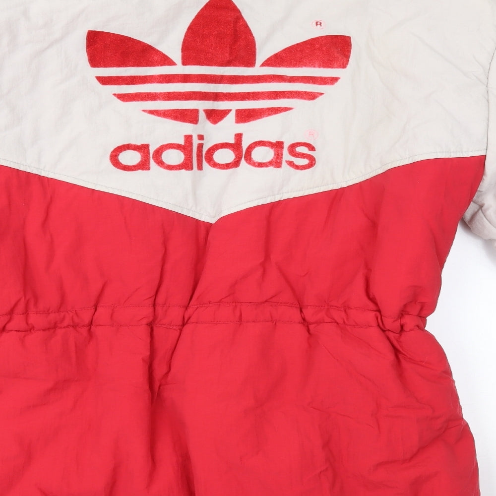 adidas Womens Multicoloured   Puffer Jacket Coat Size 16