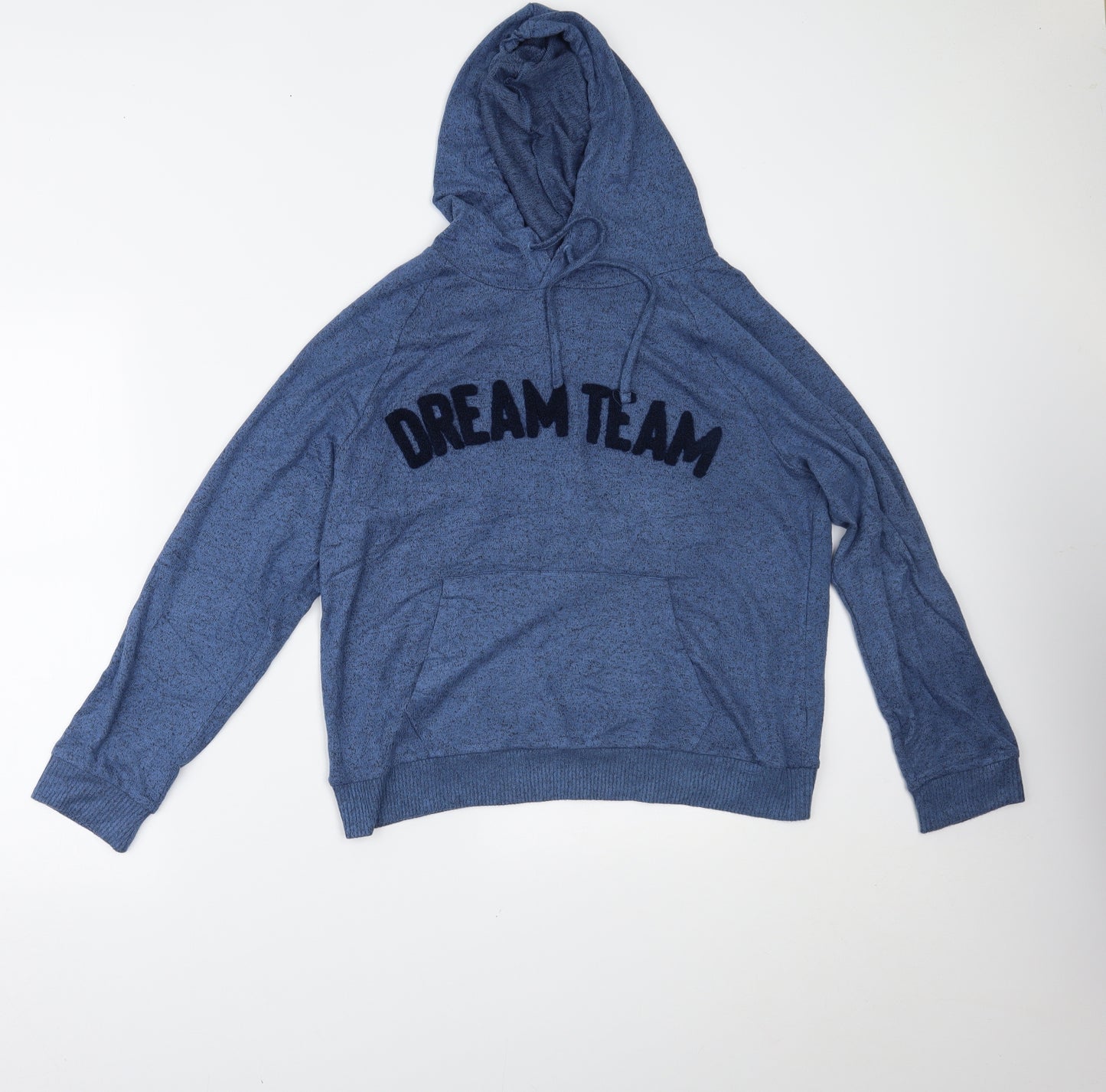 The Lounge Edit Womens Blue   Pullover Hoodie Size 12