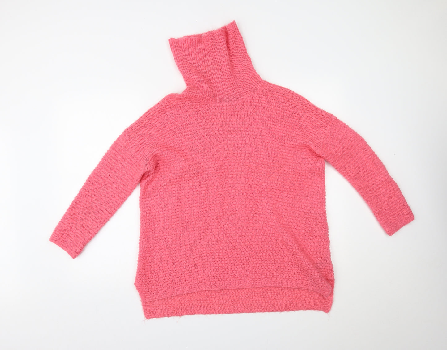 Marks and Spencer Womens Pink   Henley Jumper Size 12