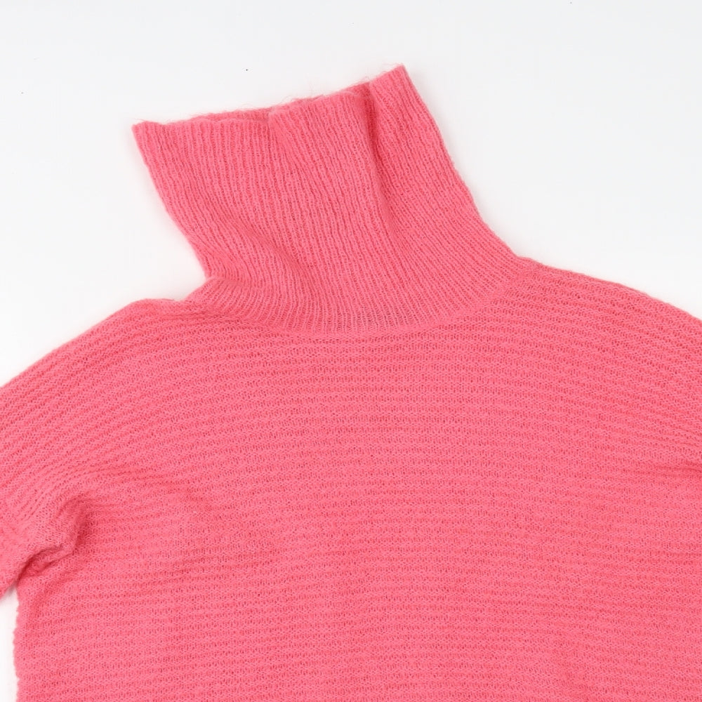 Marks and Spencer Womens Pink   Henley Jumper Size 12