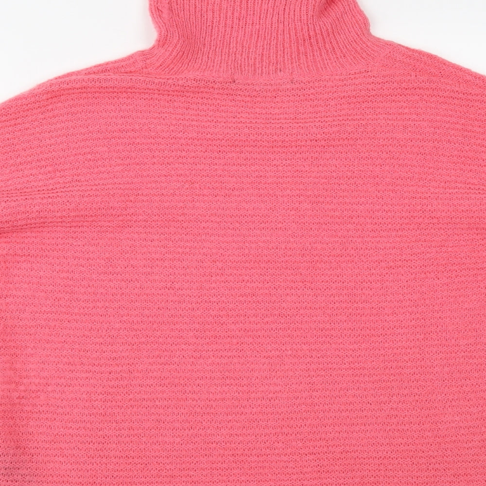 Marks and Spencer Womens Pink   Henley Jumper Size 12