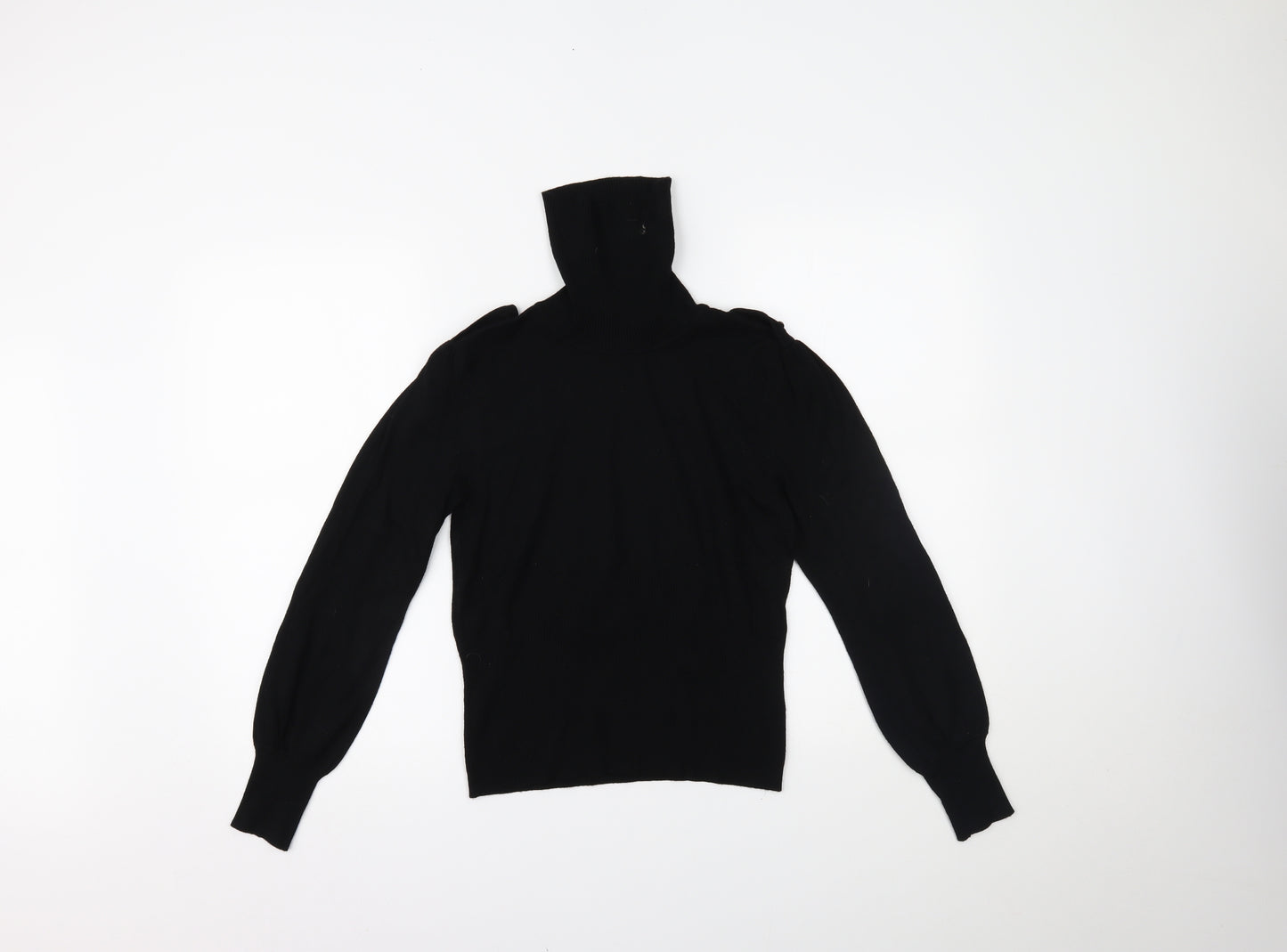 precise petite Womens Black   Basic Blouse Size S