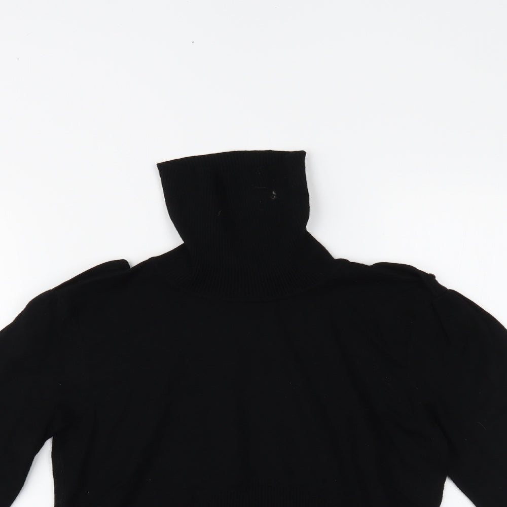 precise petite Womens Black   Basic Blouse Size S