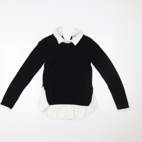 Papaya Womens Black   Basic Blouse Size 8